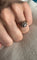 Bague 55 Bague en or rose 18 carats et diamant taille brillant 58 Facettes