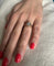 Bague 55 Bague en or rose 18 carats et diamant taille brillant 58 Facettes