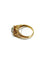 Bague 55 Bague en or rose 18 carats et diamant taille brillant 58 Facettes