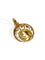 Pendentif Médaille Vierge Marie ajourée en or rose 18 carats 58 Facettes