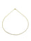 Collier Chaîne maille cheval en or jaune 18 carats 58 Facettes