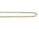 Collier Chaîne maille cheval en or jaune 18 carats 58 Facettes