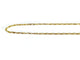 Collier Chaîne maille cheval en or jaune 18 carats 58 Facettes