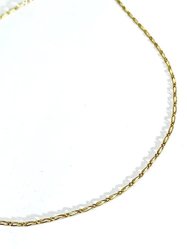 Collier Chaîne maille cheval en or jaune 18 carats 58 Facettes
