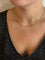 Collier Chaîne maille cheval en or jaune 18 carats 58 Facettes