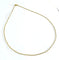 Collier Chaîne maille cheval en or jaune 18 carats 58 Facettes