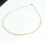 Collier Chaîne maille cheval en or jaune 18 carats 58 Facettes