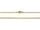 Collier Chaîne maille cheval en or jaune 18 carats 58 Facettes