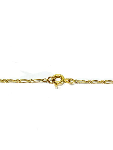 Collier Chaîne maille cheval en or jaune 18 carats 58 Facettes