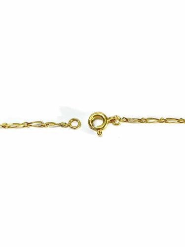 Collier Chaîne maille cheval en or jaune 18 carats 58 Facettes