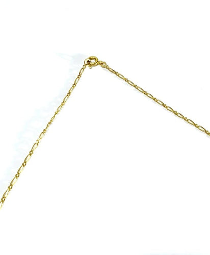 Collier Chaîne maille cheval en or jaune 18 carats 58 Facettes