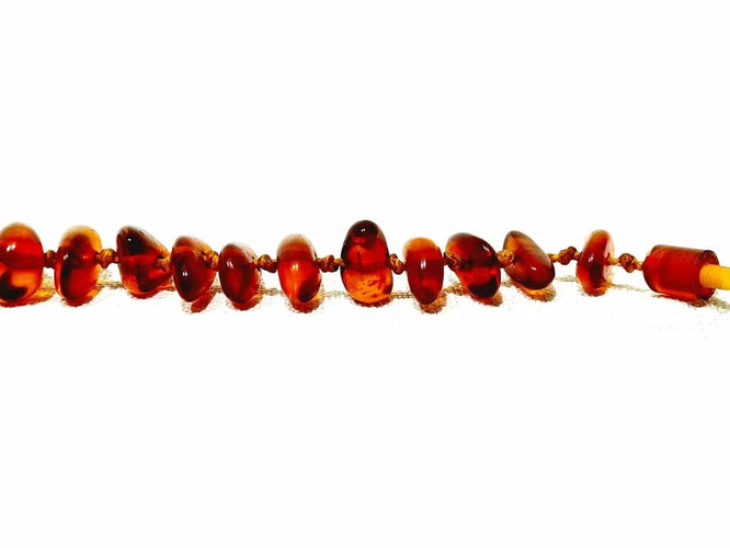 Collier Collier en perles d’ambre 58 Facettes