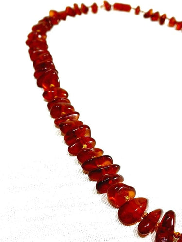 Collier Collier en perles d’ambre 58 Facettes