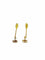 Boucles d'oreilles Boucles d’oreilles pendantes feuilles en or 18 carats 58 Facettes 3483