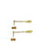 Boucles d'oreilles Boucles d’oreilles pendantes feuilles en or 18 carats 58 Facettes 3483