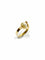 Bague 52 Bague en or jaune 18 carats et perle 58 Facettes