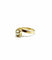 Bague 52 Bague en or jaune 18 carats et perle 58 Facettes