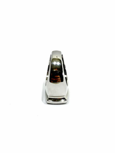 Bague 56 FRED - Bague en or blanc 18 carats au quartz fumé 58 Facettes