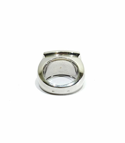 Bague 56 FRED - Bague en or blanc 18 carats au quartz fumé 58 Facettes