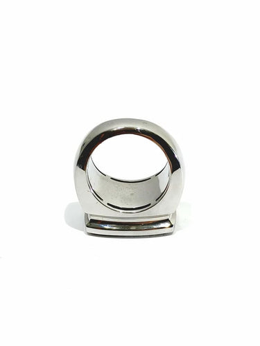 Bague 56 FRED - Bague en or blanc 18 carats au quartz fumé 58 Facettes