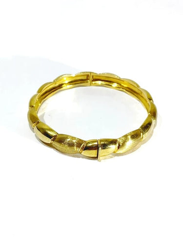 Bracelet Bracelet jonc en or jaune 18 carats 58 Facettes
