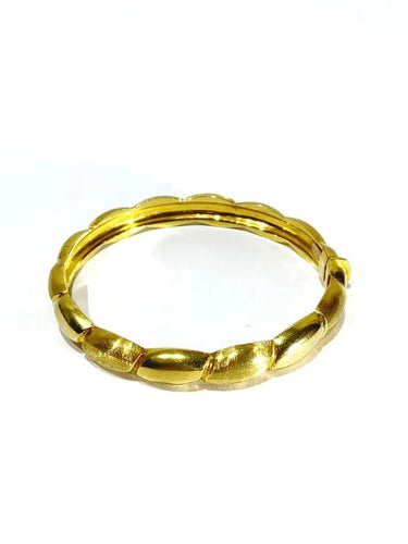 Bracelet Bracelet jonc en or jaune 18 carats 58 Facettes