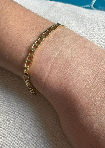 Bracelet Bracelet à mailles en or jaune 18 carats 58 Facettes
