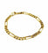 Bracelet Bracelet Figaro en or rose 18 carats 58 Facettes