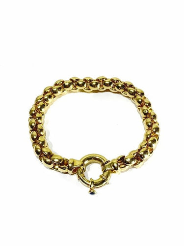 Bracelet Bracelet en or jaune 18 carats avec saphir 58 Facettes