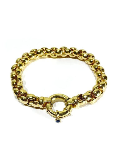 Bracelet Bracelet en or jaune 18 carats avec saphir 58 Facettes