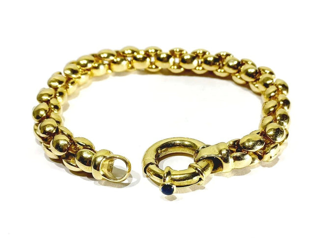 Bracelet Bracelet en or jaune 18 carats avec saphir 58 Facettes