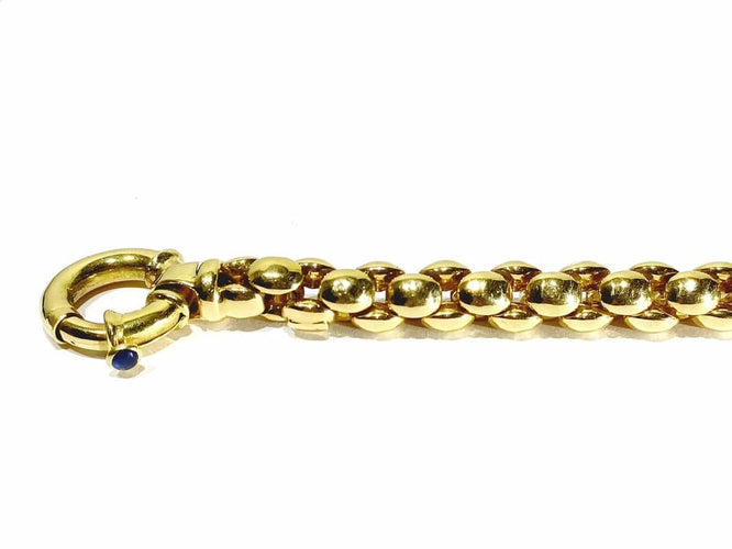 Bracelet Bracelet en or jaune 18 carats avec saphir 58 Facettes