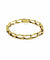 Gourmette homme en or rose 18 carats, maille cheval 58 Facettes