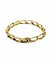 Gourmette homme en or rose 18 carats, maille cheval 58 Facettes