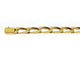 Gourmette homme en or rose 18 carats, maille cheval 58 Facettes