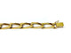 Gourmette homme en or rose 18 carats, maille cheval 58 Facettes