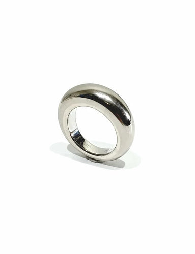Bague 52 Chaumet - Bague jonc en or gris 18 carats 58 Facettes