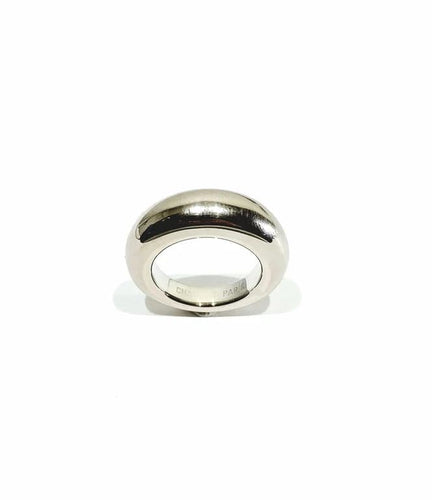 Bague 52 Chaumet - Bague jonc en or gris 18 carats 58 Facettes