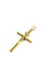 Pendentif Pendentif crucifix INRI en or jaune 18 carats 58 Facettes