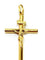 Pendentif Pendentif crucifix INRI en or jaune 18 carats 58 Facettes