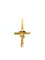 Pendentif Pendentif crucifix INRI en or jaune 18 carats 58 Facettes