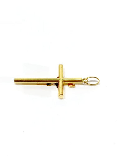 Pendentif Pendentif crucifix INRI en or jaune 18 carats 58 Facettes