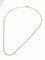 Collier Chaîne maille forçat 50 cm en or jaune 18 carats 58 Facettes