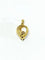 Pendentif Pendentif en or jaune et or blanc 18 carats, diamants et saphirs 58 Facettes