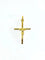 Pendentif Pendentif crucifix en or jaune 18 carats 58 Facettes