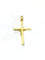 Pendentif Pendentif crucifix en or jaune 18 carats 58 Facettes