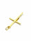 Pendentif Pendentif crucifix en or jaune 18 carats 58 Facettes