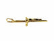 Pendentif Pendentif crucifix en or jaune 18 carats 58 Facettes