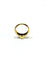 Bague 51 Bague en or jaune 18 carats avec émeraude et diamants 58 Facettes