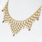 Collier Collier draperie ancien en or jaune 18 carats, saphirs, rubis et perles 58 Facettes 15-168